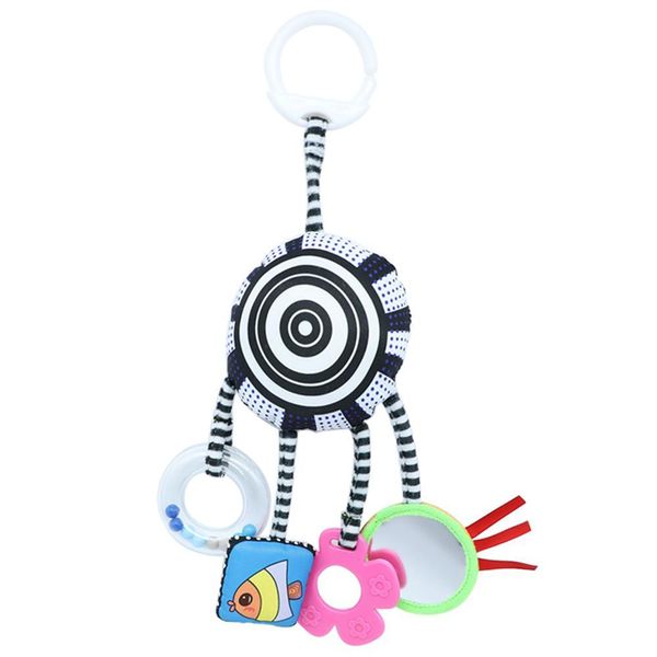 

stroller bell accessories develop intelligence baby rattle grasping ability hand short plush and pp cotton filling 34cm long q1214