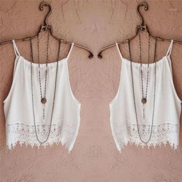 

wholesale- fashion womens summer lace crop short sleeve blouse casual tank white o-neck sleeveless tee t-shirt female1