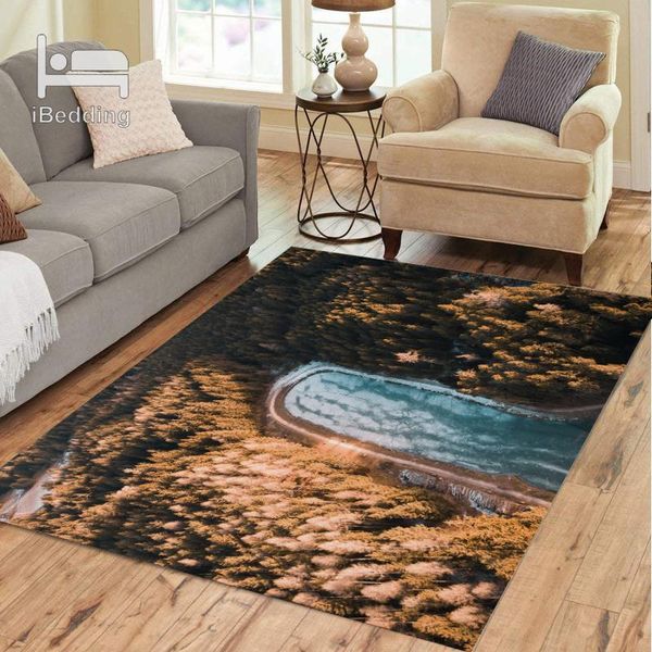 

carpets trees 3d printed rectangle rug for yoga mats living room decorative