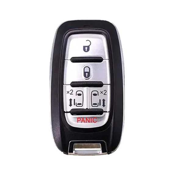 

5buttons remote key shell case fob for m3n-97395900 68241531ac for chrysler pacifica 2017 2018 2019 2020 with uncut blade
