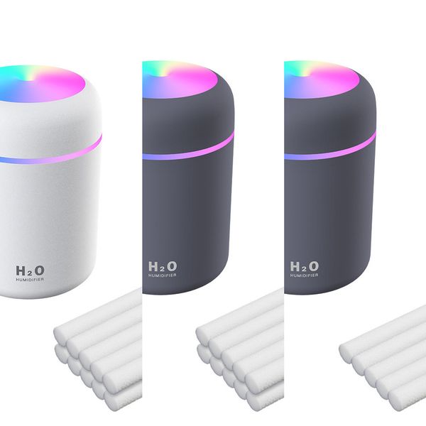 

portable mini 300ml aroma air humidifier soft light humidifiers aromatherapy diffuser essential oil for home