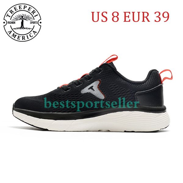 

treeperi pi platform soft sole running shoes black red us 8 eur 39 for women trainers