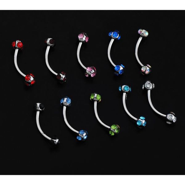 

1 шт. 316l сталь 1,210 мм брови пирсинг септо ключицельный хрящественный хряща спираль в пленном кольце кольца piercing labret nariz aro nez, Silver