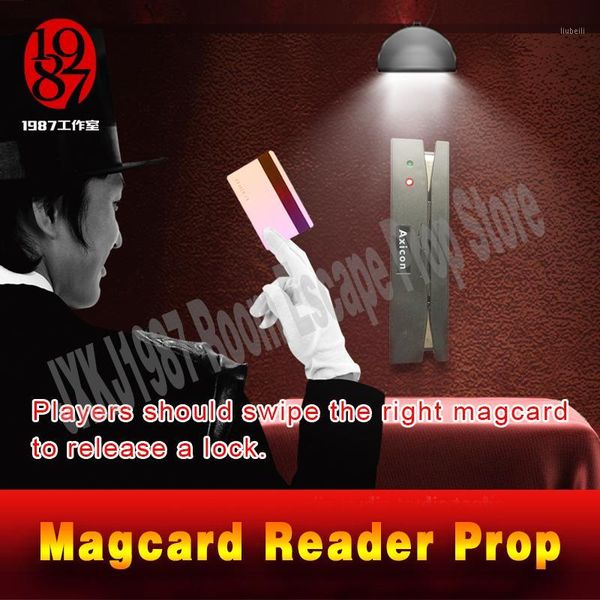 

escape puzzle magcard reader prop for room escape game swipe the right magcard to release a lock from jxkj1987 adventurer games1