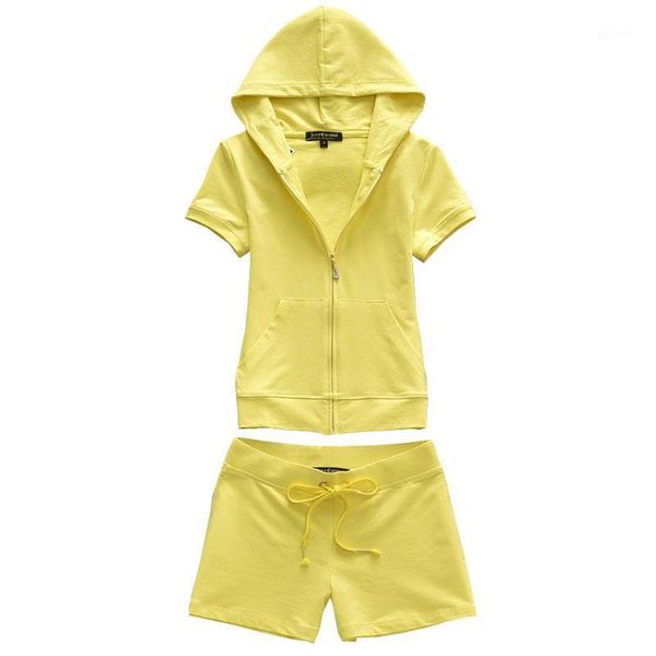 

women short sleeve set 2 piece summer casual seamless female high waist shorts sportswear sport suit gym clothes crop shirt1, White