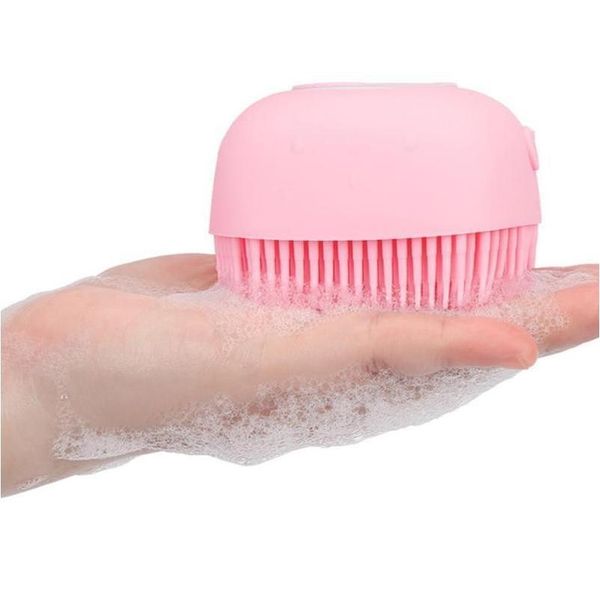 

sile shower brush with hook body brush anti-cellulite brush baby showers cleaning mud dirt remover massag jlleyd