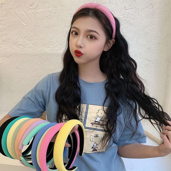 

hair accessories 10 color sweet thickening sponge women hairband candy temperament girls hoop band headwear fashion accessory