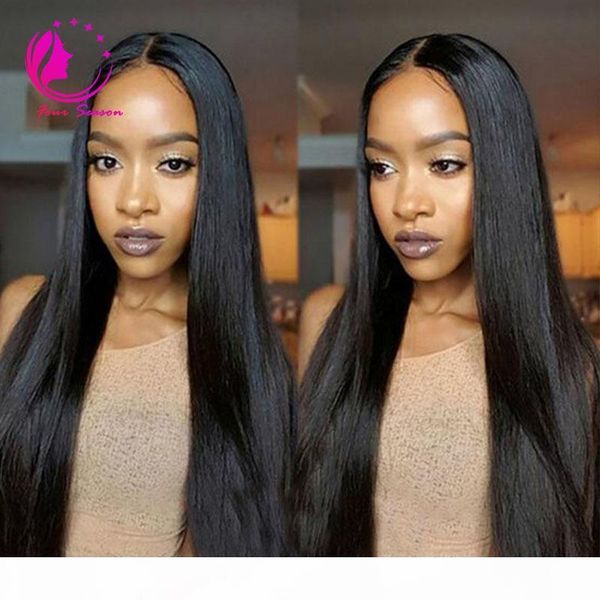 

lace front human hair wigs peruvian virgin hair front lace wigs straight full lace human hair wigs for black women, Black;brown