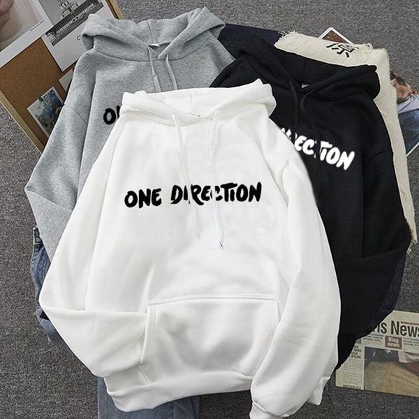 

new harry styles graphic one direction merch harajuku aesthetic pullover hoodie sweatshirt clothes fall 2020 1d streetwear women, Black