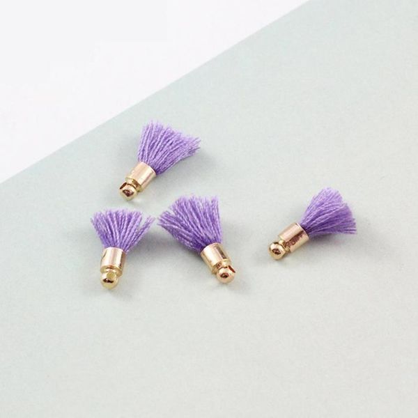 

30pcs 1.5cm mini cotton thread tassels with hats diy craft supplies decorative jewelry bracelet necklace key mobile phone pendan h jllxhe
