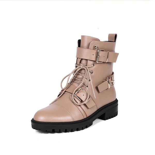 

female 2021 genuine british wild tube european and short boots 2h15, Black