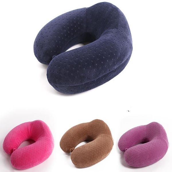 

сплошные подушки для шеи память пена горячие продажи автомобиль путешествия воздушный самолет главная u-форма подушка шея голова поддержка у