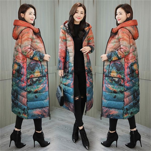 

2021 new size white duck plus winter woman with hood down parka jacket 1060 y1500 f8fv, Black