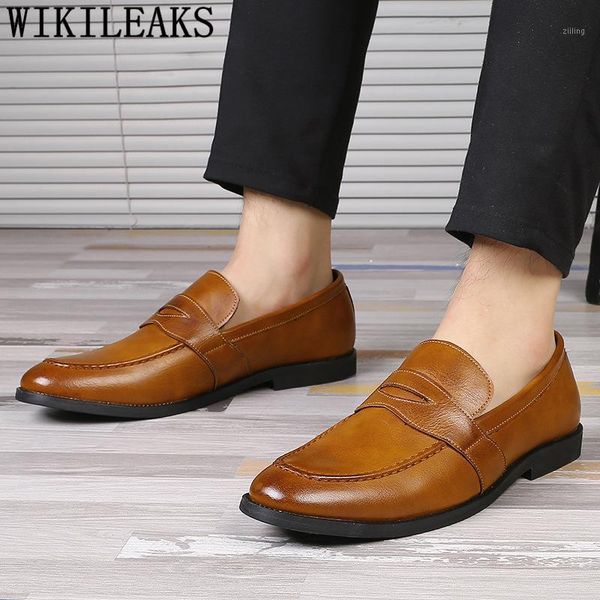 

dress shoes office men classic evening italian leather coiffeur wedding business formal1, Black