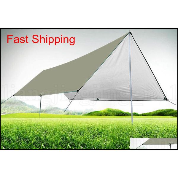 

waterproof camping mat 3*4m mattress outdoor tent cloth multifunction awning tarps canopy picnic mat qyljvm packing2010