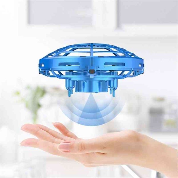 

mini ufo drone with light infraed gesture sensing helicopter model electric quadcopter pocket flayaball dron toys for children