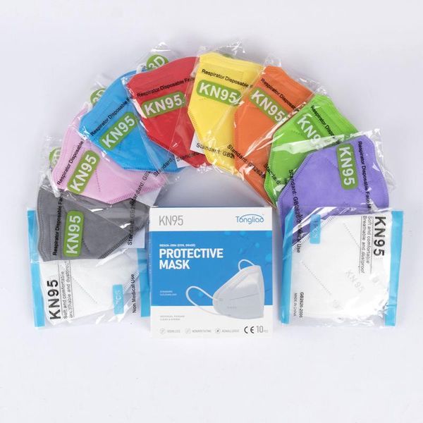

5 fashion colorful mask filter masks reusable layers protective face covering for adults black mascherina dhl shipping f