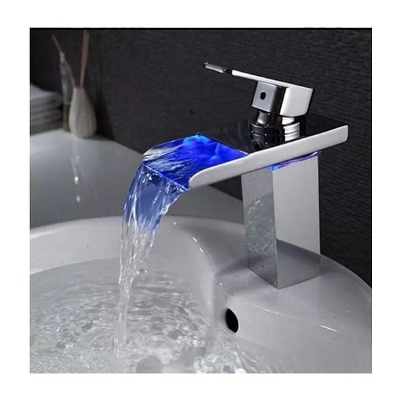

bathroom sink faucets antique oil rubbed led waterfall faucet basin mixer with two pcs plumbing hoses water tap