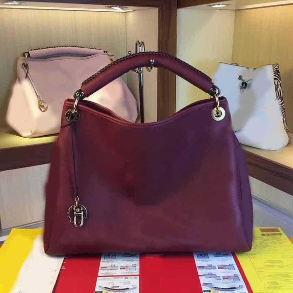 

quality high real shoulder in m40248 leather clutch purse handbag bag bag woman serial made number insid cldbu, Red;black