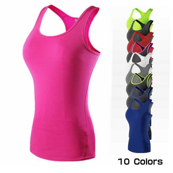 

yoga outfits sleeveless racerback vest athletic fitness sport tank dancing running training shirts workout for women, White;red