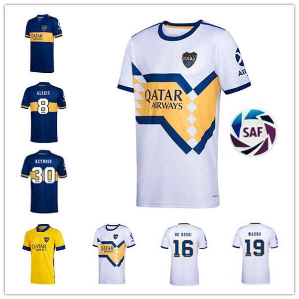 

2020 2021 boca juniors soccer jersey home away gago osvaldo carlitos perez de rossi tevez fans player third shorts pants polo thailand top, Black;yellow