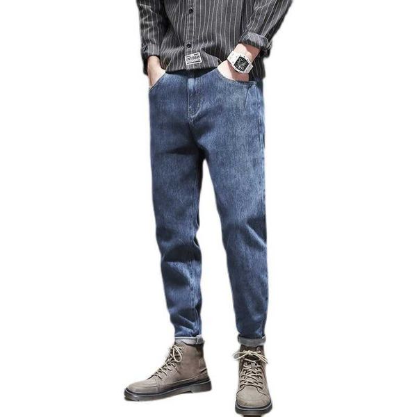 

mens jeans designs casual pants men black straight jeans men boot cut 8xl distressed true jean pp, Blue