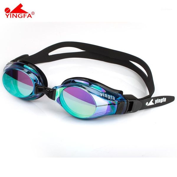

swimming goggles electroplating uv waterproof antifog swim diving glasses water glasses swimming goggles women men y680af (v)1