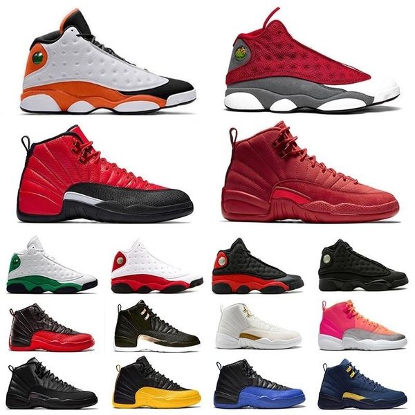 

flint starfish jumpman 13 mens basketball shoes 12s reverse flu game 12 bred 13s wings gym red men women trainers sports sneakers