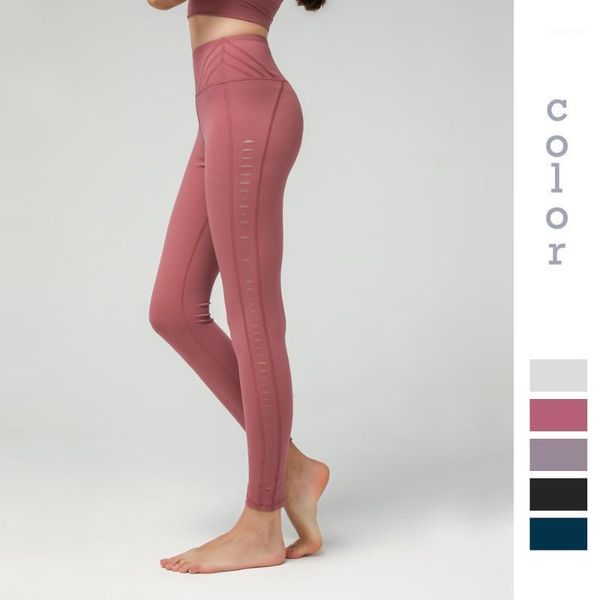

yoga outfits moonglade gym leggings pants thin lifted hip fitness woman high waist hollow running sports quick dry1, White;red