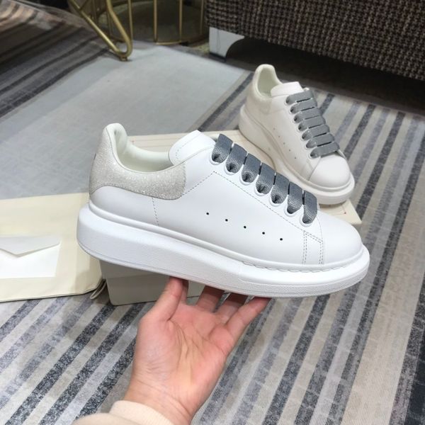 

women and men's white shoes designer luxury brand flat sneaker couples contracted design very comfortable nice, Red;white