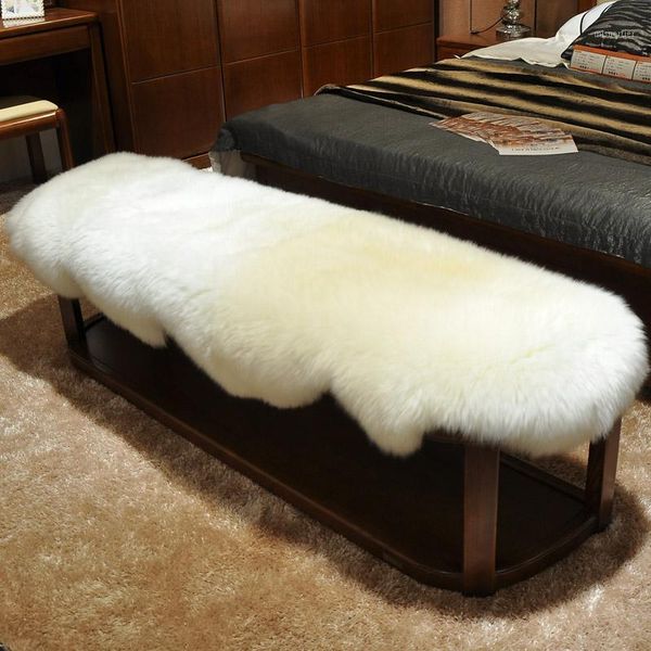 

sheep fur living room bedroom carpet white carpet tatami mat thick sofa cushion white wool flannel1