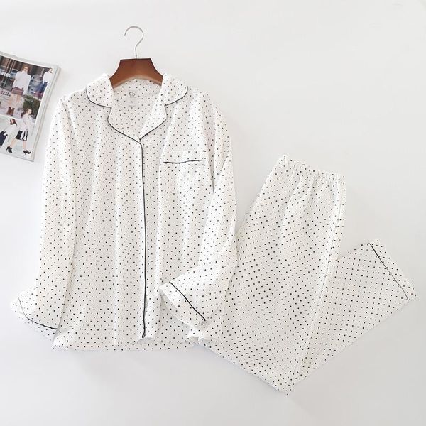 

autumn&winter ladies cartoon pattern 100% cotton pajamas suit women long sleeve + trousers flannel sleepwear set home clothes1, Black;red
