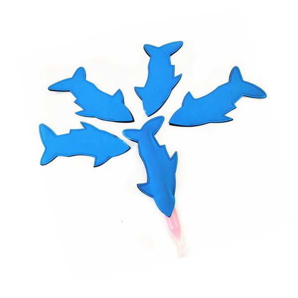 

pop shark neoprene ice popsicle holder koozies fish sleeves er blanks kids summer birthday party favors