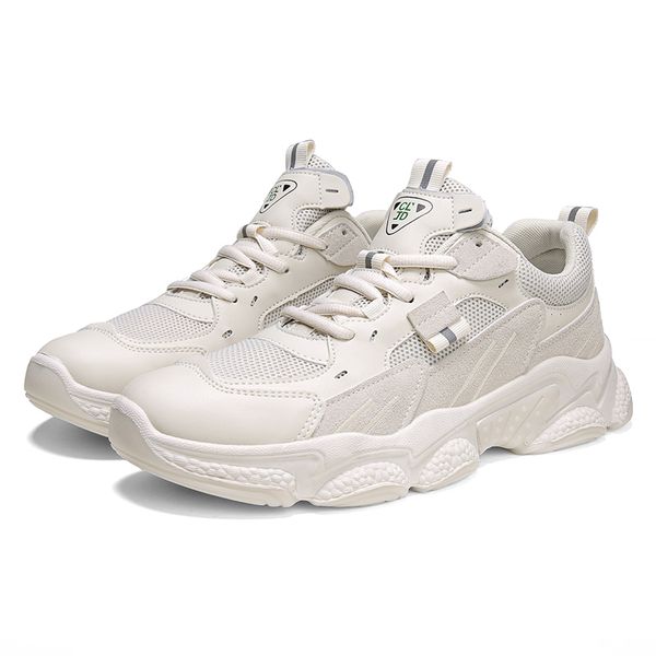 

wholesale platform running shoes for men women trainers white beige black cool grey outdoor sports sneakers size 39-44