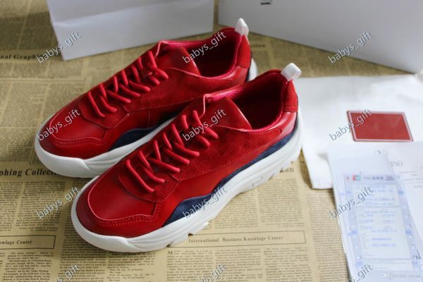 

fashion mens womens casual shoes leather sneaker brand lightweight rubber sole sneakers for men women size 35-40, Black