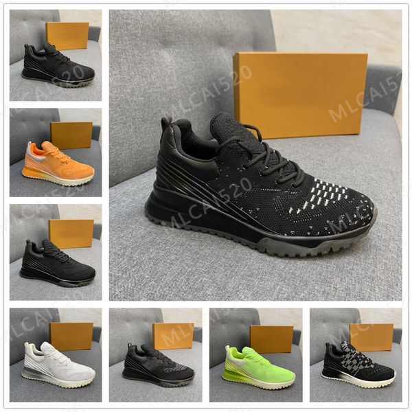 

2021 classical design new runner sprots men women sneakers full knit gradient shoes one-piece sock like tr lightweight vnr trainers, Black
