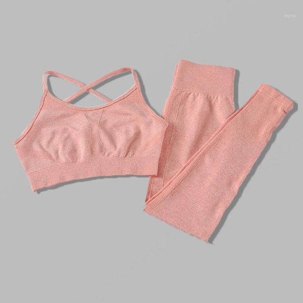 

leggings for fitness tracksuit women yoga set crop sport bra seamless suit gym clothes workout sportswear high waist pants1, White;red