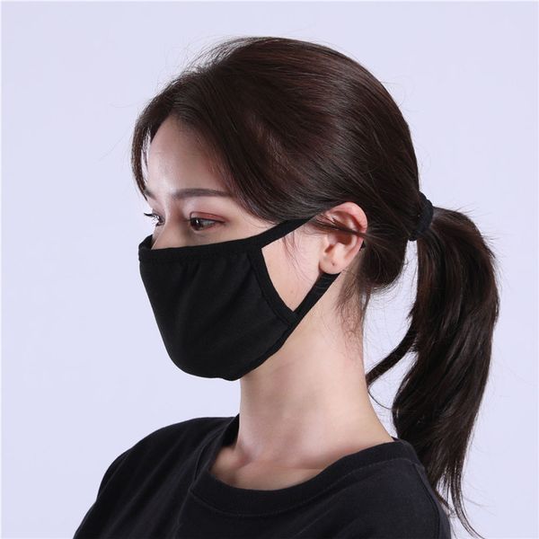 

face pnml classic fashion black masks cotton washable reusable dustproof cloth mask for man woman protective producoutletsrra