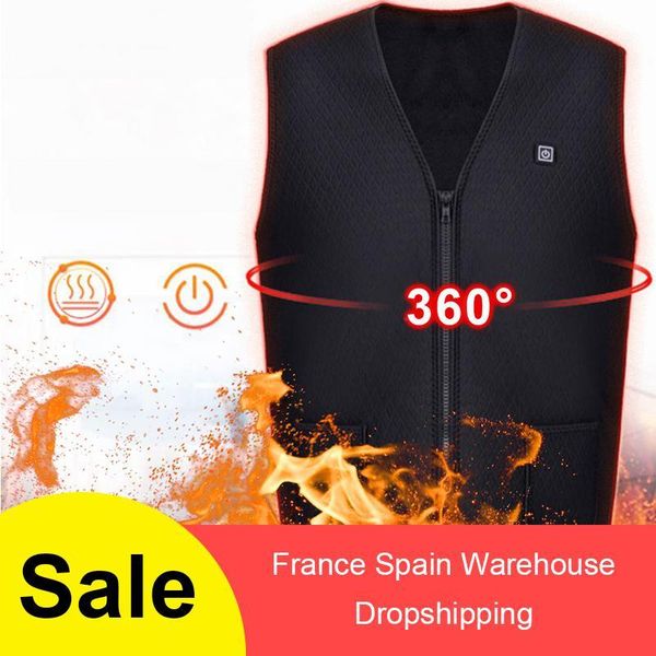 

outdoor t-shirts usb heated vest men and women coat feather thermal jacket winter fishing tactical outdoor1, Gray;blue