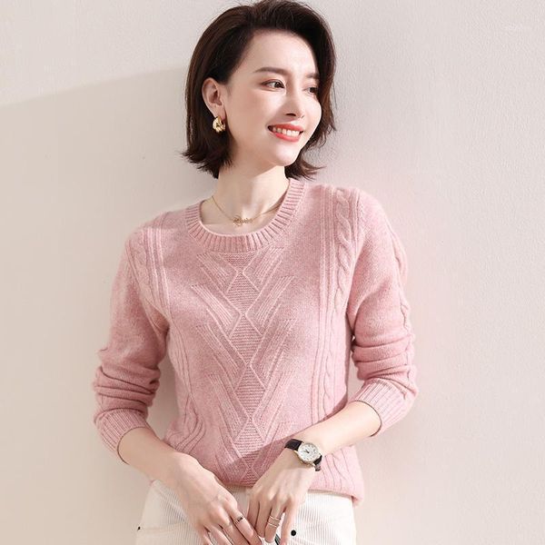 

women's sweaters autumn winter women sweater 100% pure cashmere knitted pullovers o-neck female fashion standard clothes1, White;black