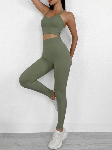 

women fitness sport suit 2pcs seamless yoga set elastic bra high waist leggings workout clothes for women sport gym set, White;red