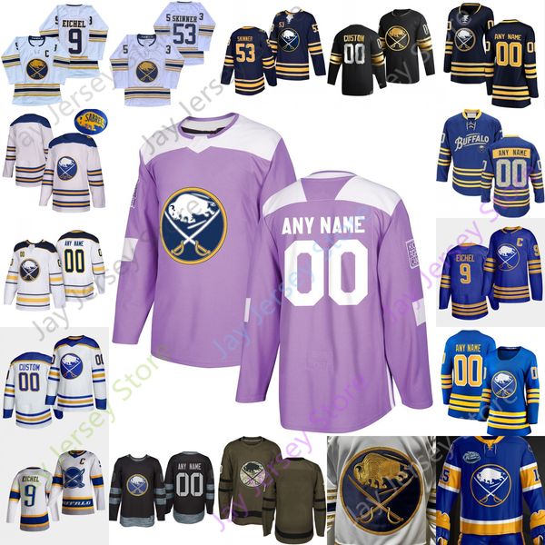

buffalo sabres ice hockey jersey zemgus girgensons matt irwin jonas johansson henri jokiharju colin miller brandon montour jack quinn, Black;red