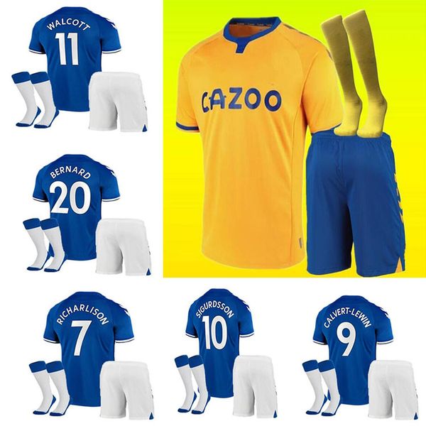 

20 21 james football shirt calvert levin keane 2020 2021 siegelderson richelison football shirt tosun bernard jersey men's + children&#, Black