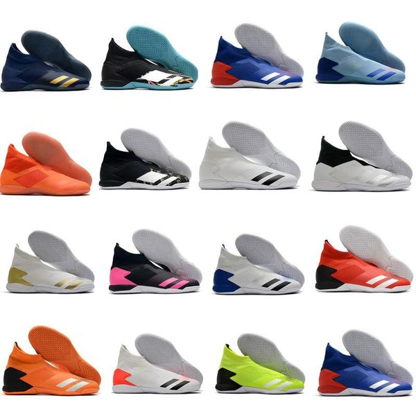 

2021 mens original predator mania 20+ in football boots black white soccer shoes red soccer cleats size 39-45