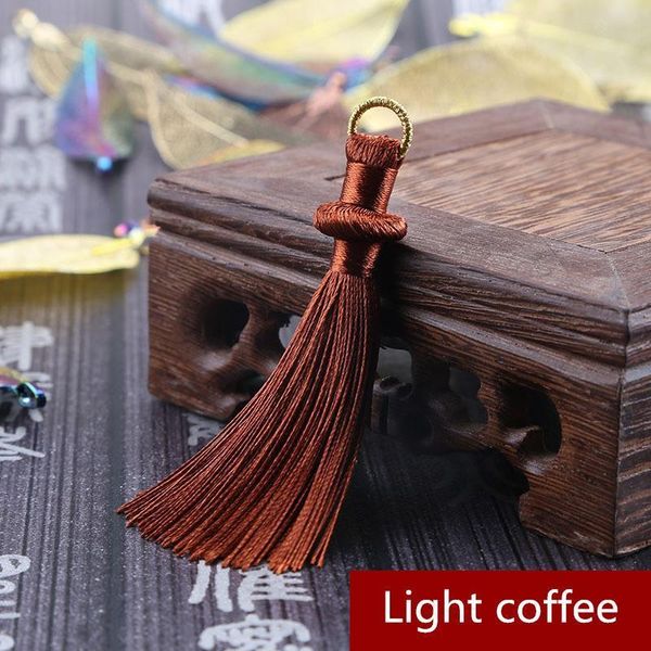 

2pcs 8cm hanging ring tassel jewelry curtain garments decorative accessories diy key cell phone bag fringe trim tassels pendant h sqcvgz