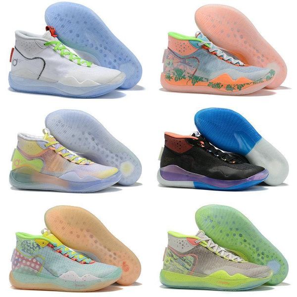 

men's kd kevin durant 12 kd12 xii cant jump dump nation men's basketball shoe lace box sneaker