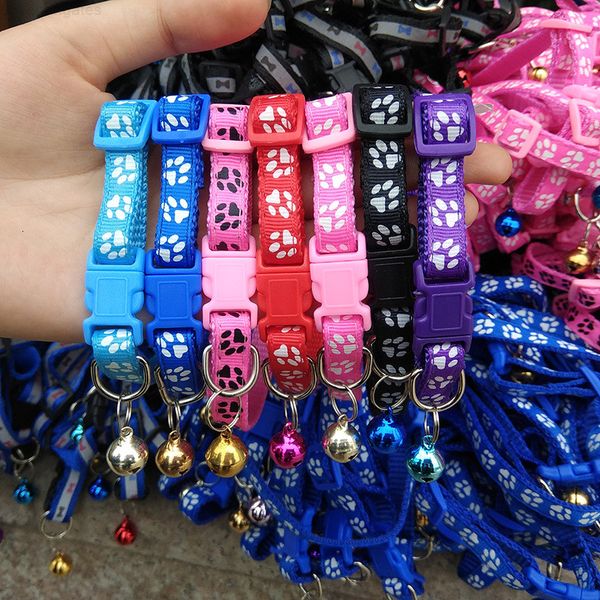 

easy wear buckle puppy bell necklace adjustable cat dog collar outdoor favor gifts for pet