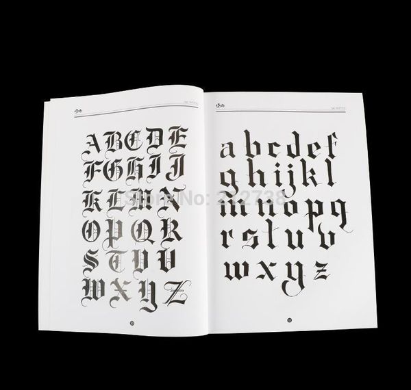 

78-pages) flash book writing a4 font pattern lettering tattoo design calligraphy template book tattoo design bbyvn lipper