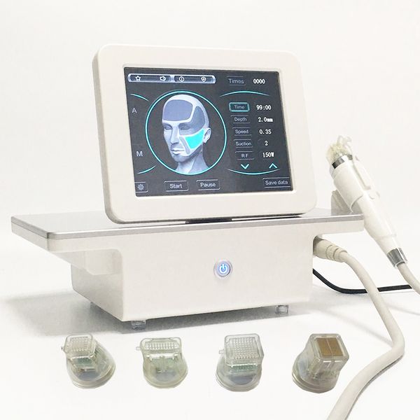 4 punte RF frazionata Radiofrequenza Microneedle Cura del viso Smagliature Macchina per la rimozione Micro dispositivo di agugliatura Attrezzatura per il ringiovanimento della pelle