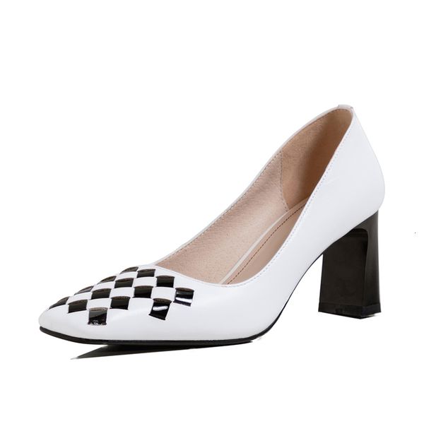 

superstar full 2021 grain shoes for woman colours mixed straw toe thick foot heels slip in comfy female bombs vo0g, Black